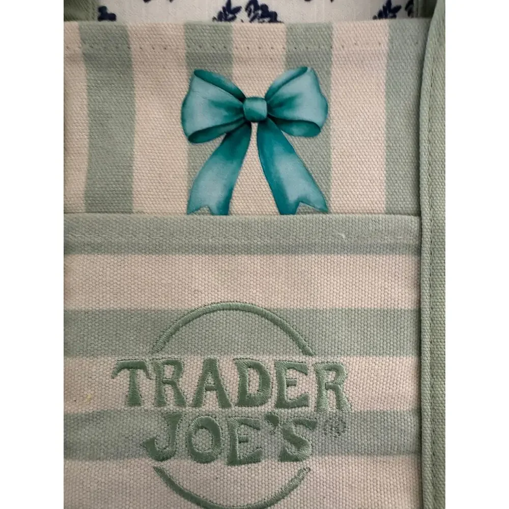 Disney Mulan Double Sided Striped Custom Made Trader Joes Mini Tote
